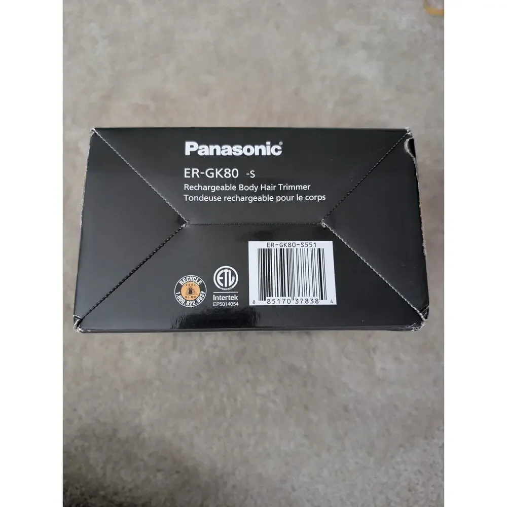 *NEW* Panasonic Body Groomer Wet/Dry Cordless Trimmer w/attachments (ER-GK80-S)